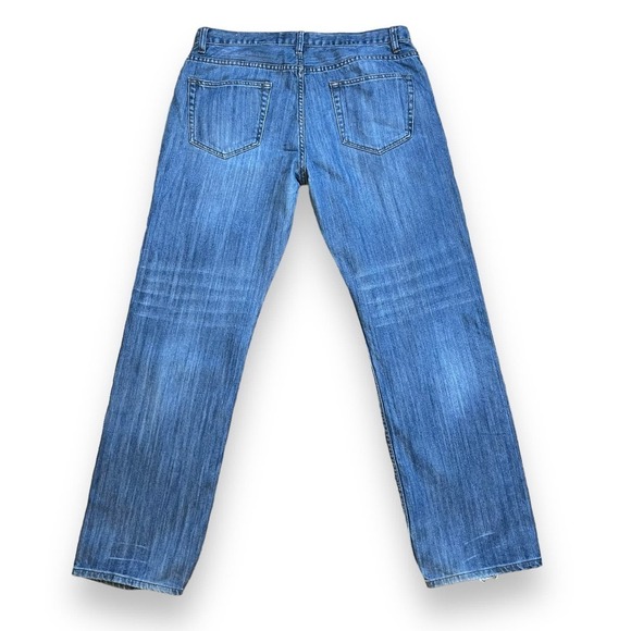 Joe Fresh Jeans Men’s Classic Straight Leg Normal Style Blue Denim Size 36/32 - Picture 2 of 7